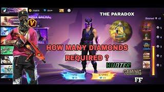 Free Fire Paradox Bundle And Full Details Tutorial || How To Required Diamond