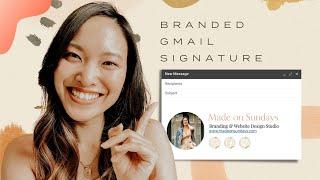 How to easily design a professional email signature in Gmail || Canva Tutorials