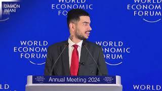 BREAKING: New WEF participant does the unthinkable at 2024 Davos Meeting.