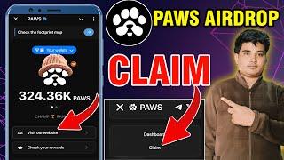 Paws Airdrop Claim | Finally Paws Airdrop Claim Option Available | Paws Airdrop New Update