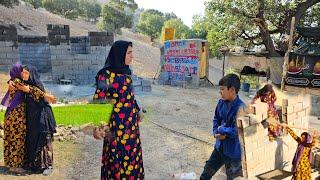 Lonely woman: Ashraf built a house for an orphan girl