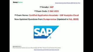 [Feb, 2023] Dumpsreview C-SAC-2221 PDF Dumps and C-SAC-2221 Exam Questions (14-29)