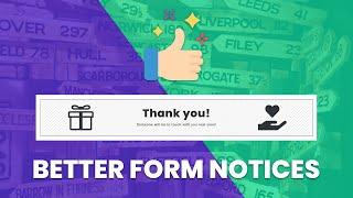 How to create custom Divi form notices using the Divi Builder