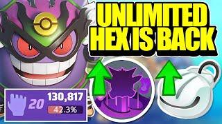 0 Cooldown Hex Gengar BUFF is so BROKEN right now! | Pokemon Unite