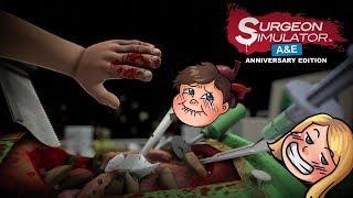 Mighty Hysterical Drunkenly Plays: Surgeon Simulator