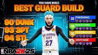 BEST GUARD BUILD IN NBA 2K25! Best ALL-AROUND GUARD BUILD! Best Build NBA 2K25!