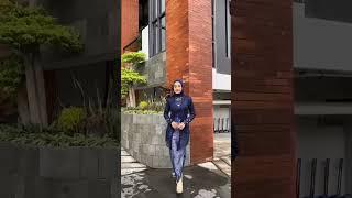 Kebaya Motif Kutu Baru Lembayung Versi Hijab #shorts