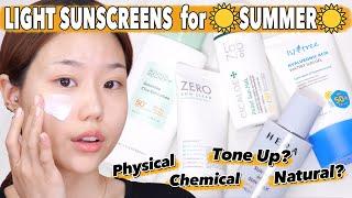 Aego's PICK  Light Sun products for Summer  Physical / Chemical , Recommendations