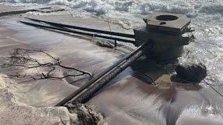 Former military site exposed, closes part of NC beach