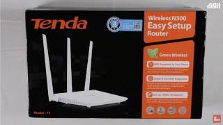 Tenda F3 Wireless N300 Router Unboxing