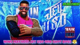 WWE Mayhem Jey uso one shot Boss  complete 