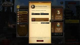 Free Character Transfer Wow - From high to high server