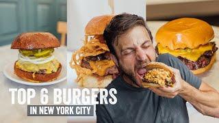 Top 6 MUST EAT Burgers in NYC! | Jeremy Jacobowitz