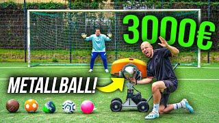 MULTI BÄLLE VS BALLMASCHINE FUßBALL CHALLENGE