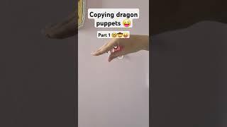 《 Please dont copy just be creative  》#dragonpuppets #paperdragons