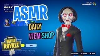 ASMR Fortnite NEW Billy Skin from SAW! Daily Item Shop  Relaxing Whispering 