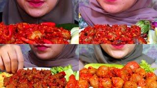 #124 Request KOMPILASI MUKBANG AIRA ASMR NASI SAMBEL MERCON 