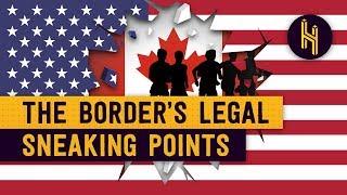 The Places Where Sneaking Over the US-Canada Border is Legal