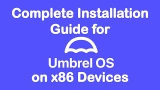 Umbrel OS Installation on Windows | A Self-Hosted Server With Crypto and BlockChain Tech | Umbrelos