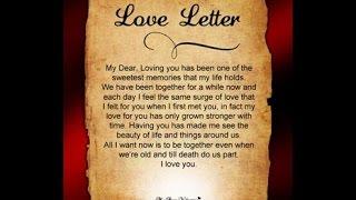 UNBELIEVABLE LOVE LETTER IN THE WORLD