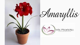 Амариллис из бумаги /Amaryllis paper flower