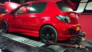 Peugeot 307 1.6 Turbo on the dyno