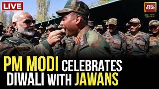 PM Modi LIVE: PM Modi's Diwali With Braves In Himachal Pradesh |Diwali 2023 |India Today LIVE