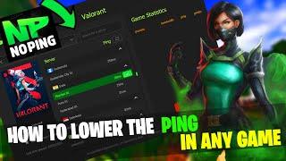 How to Fix high pings in any games | Fix packet loss & Input delay | NoPing | Valorant, Fortnite |