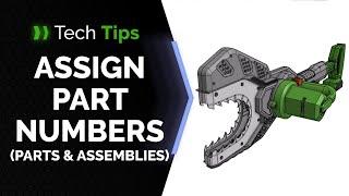 Assign Part Numbers for Referenced Parts or Assemblies in Onshape - Tech Tip