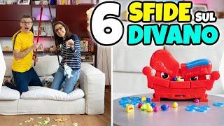 6 GIOCHI DIVERTENTI DA FARE SUL DIVANO: Sfida di Coppia Famiglia GBR