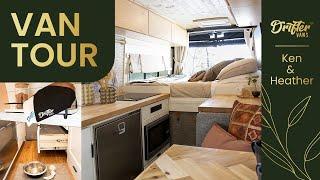 Full Van Tour | Open Design with ROOF DECK | High Roof Van | Ford Transit #vantour