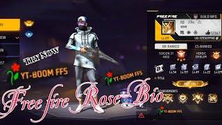 Free Fire Rose Bio  | Free Fire Stylish Bio | Free fire Bio 2024 | Boom ffs 