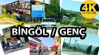 【4K60】Bingöl Genç ilçesi ve Tarihi Genç köprüsü 2023