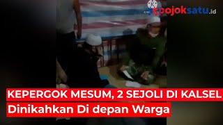 Kepergok Mesum, 2 Sejoli Dinikahkan di Depan Warga