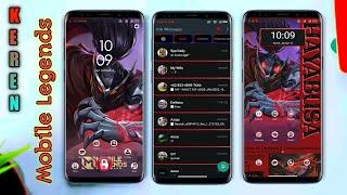 KEREN TERBARU TEMA XIAOMI MIUI 12 TEMBUS WHATSAPP DARK MODE - KUSTOMISASI MOBILE LEGENDS