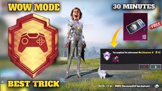 How To Complete ( Mod Adventurer ) Achievement In 30 Minutes | Best Trick Complete Now | PUBGM