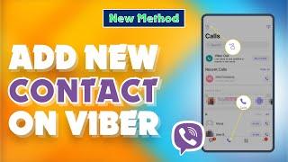 How to Add new Contact on Viber 2024 | Skill Wave |