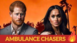 Prince harry & Meghan Markle Accused Of Using LA Wildfires For Self Promotion & Publicity Stunt!