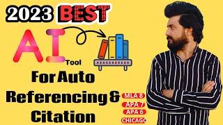 Best AI for Auto referencing and Citation 2023 || Free AI for academic research || Latest AI | MyBib