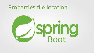 Spring boot properties file outside jar during deployment | Spring Boot Deployment part 3.