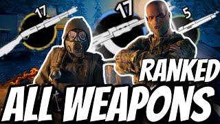 Ranking every weapon in vigor from worst to best!