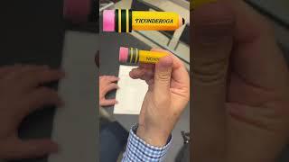  Ticonderoga Pencil Shaped Erasers Unboxing and Review!   #productreview #unboxing