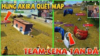 Hùng Akira Hóa Thú Quét Map - CEAN,MASON,QUỲNH TẠ Gục Ngã || Team Chiến LBG Bị Quét Sạch Tại Map Lớn