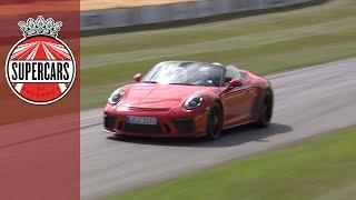 New Porsche 911 Speedster makes debut on FOS hill