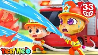 Let's Go, Firefighter Neo! | Fire Truck Rescue Team + More Kids Songs | Yes! Neo