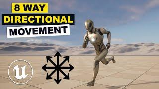 8 Way Directional Movement - Unreal Engine 5 Tutorial