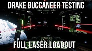 Full Laser Buccaneer Loadout Testing | Raptor X | Star Citizen Gameplay