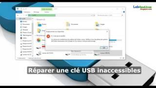 Réparer clé usb inaccessible et qui n'est plus reconnue par windows ► Tuto Fr