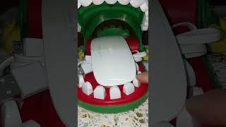 Crocodile  Dentist eating UV nail dryer  LED#asmr #satisfying #toys #youtubeshorts