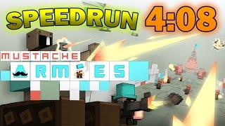 Mustache Armies - SPEEDRUN | 4min 8sec